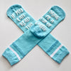 If You Can Read This Bring Me A Cup Of Coffee Blue Non Slip Crew Socks